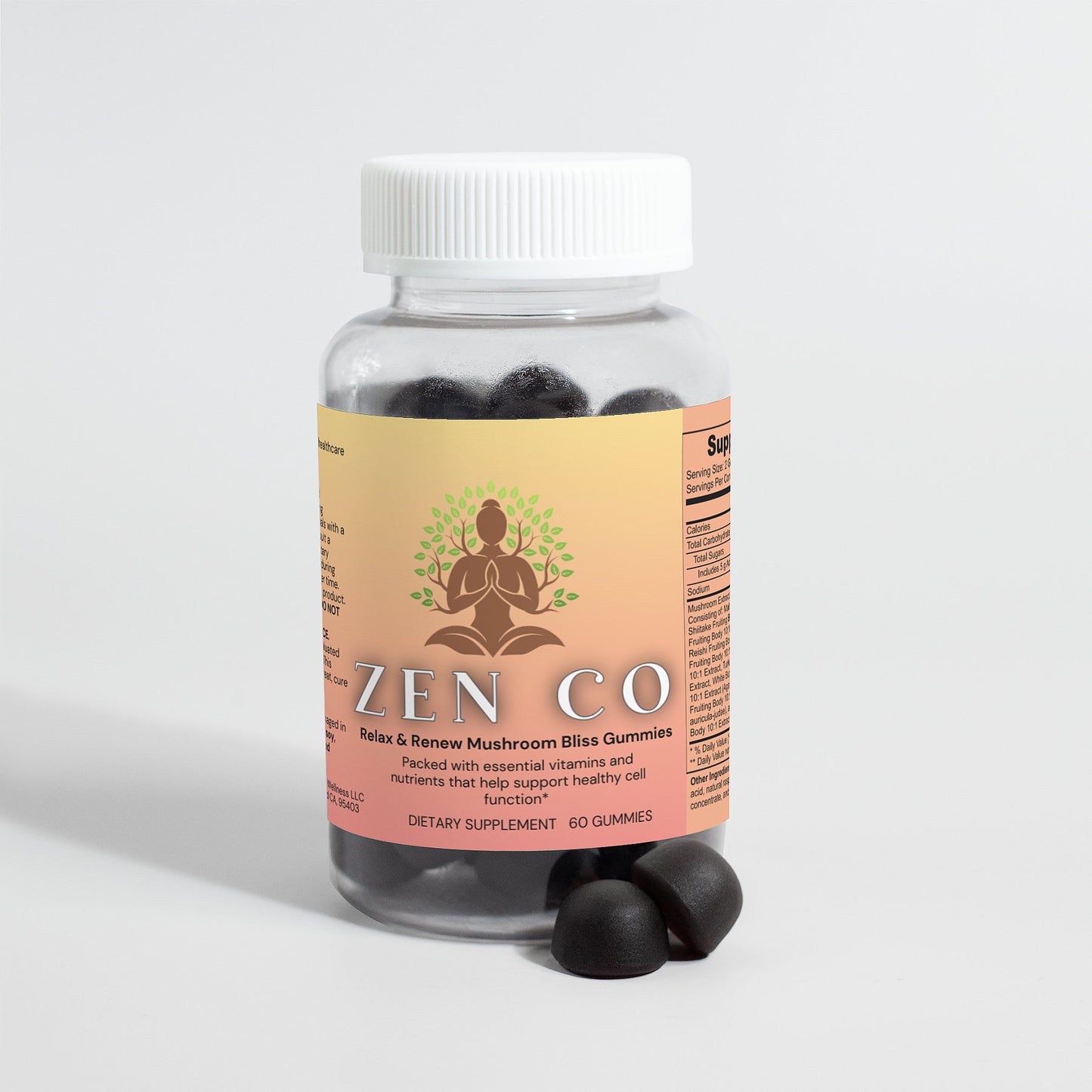 Zen Co Wellness™ Relax & Renew Mushroom Bliss Gummies